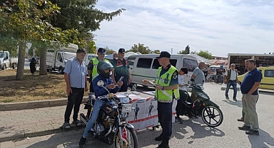Denizli jandarması ‘Kaskımla Kaskoluyum’ projesi başlattı