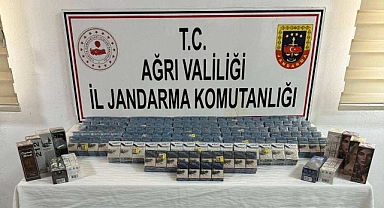 Doğubayazıt’ta gümrük kaçağı sigara ve parfüm ele geçirildi