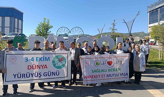 Dünya Yürüyüş Gün etkinliği yapıldı Bingöl'de