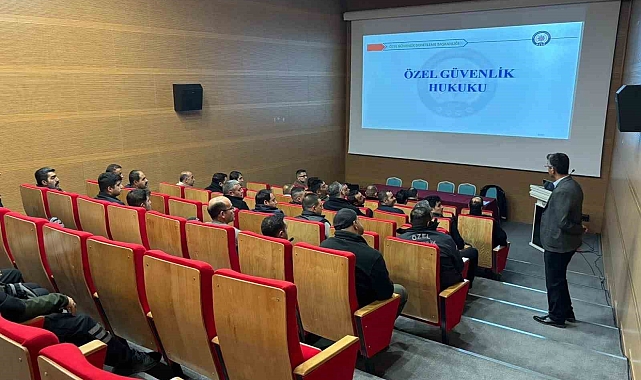 EBYÜ özel güvenlik görevlilerine eğitim