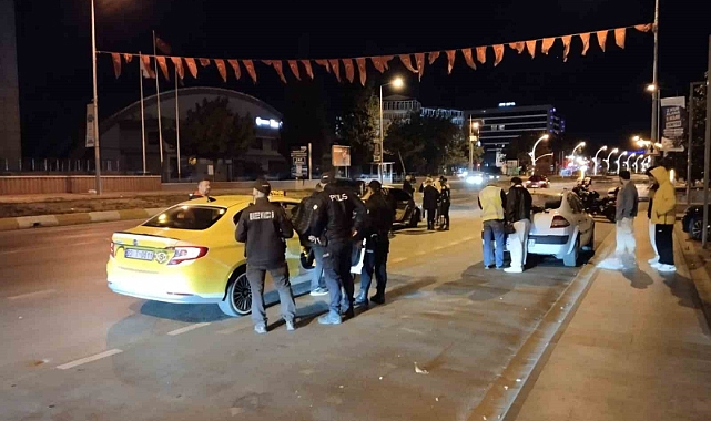 Edirne polisinden gece denetimi