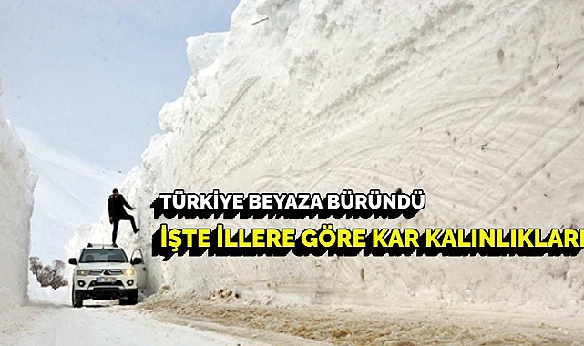 Ekim ayında kar şoku! Türkiye beyaza büründü: İşte kar kalınlıkları ve etkilenen iller