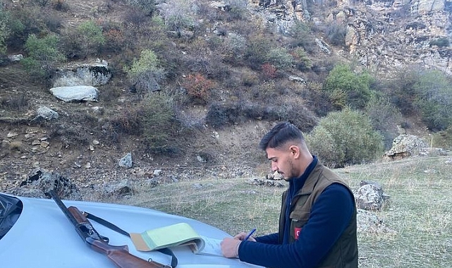 Ercişli kaçak avcıya 11 bin 548 lira para cezası