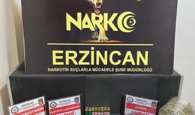 Erzincan'da uyuşturucu ticareti suçundan 1 kişi tutuklandı