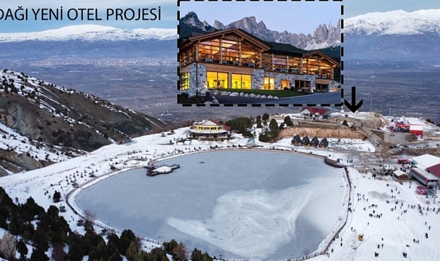 Erzincan'ın Ergan Dağı Kayak Merkezi şimdi de yeni otel projesi ile gündeme oturdu