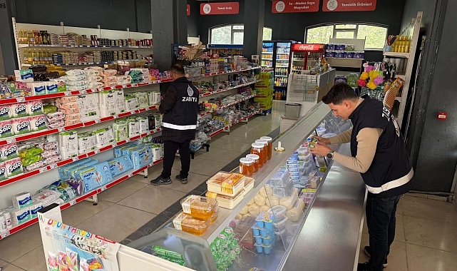 Erzincan'ın Üzümlü ilçesinde Marketler denetlendi