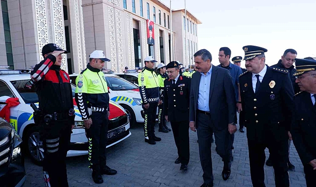 Erzurum polisine 39 araç tahsis edildi