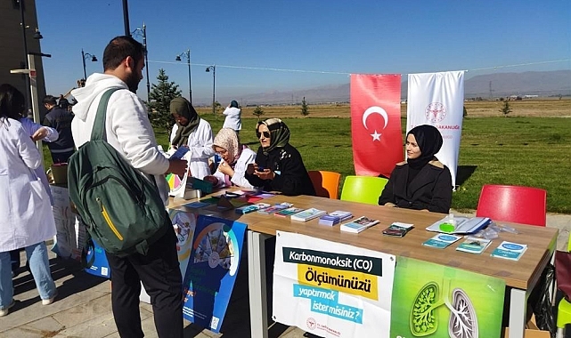 Erzurum Teknik Üniversitesi'nde öğrencilere sağlığa dair farkındalık
