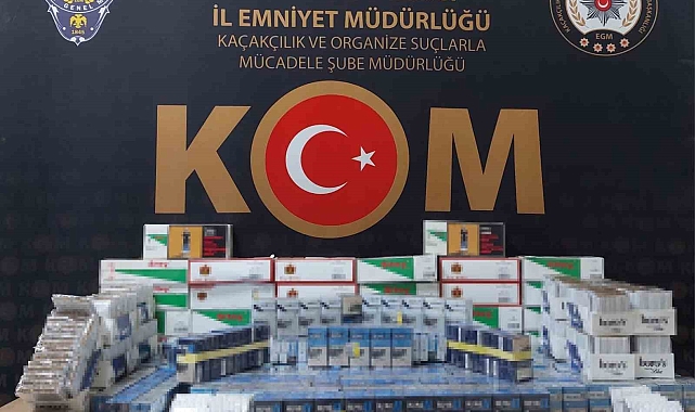 ERzurum'da kaçak sigara operasyonu
