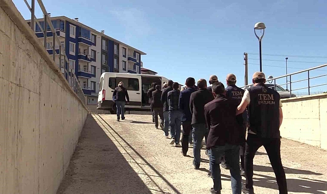 Erzurum'da terör operasyonu