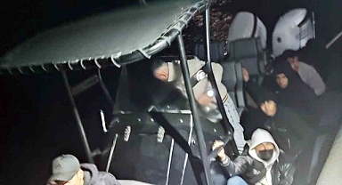 Fethiye’de 14’ü çocuk 33 düzensiz göçmen ve bir göçmen kaçakçısı yakalandı