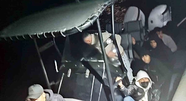 Fethiye’de 14’ü çocuk 33 düzensiz göçmen ve bir göçmen kaçakçısı yakalandı