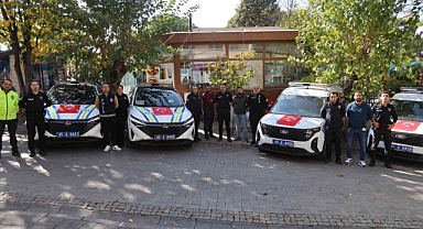 Gördes İlçe Emniyetine 4 yeni araç daha katıldı