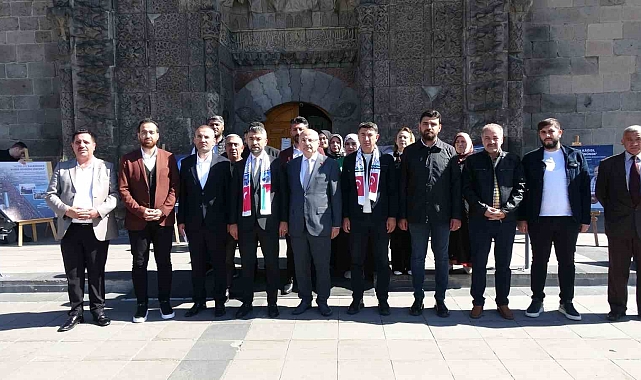 İsrail'e tepki Protestoları Erzurum'da