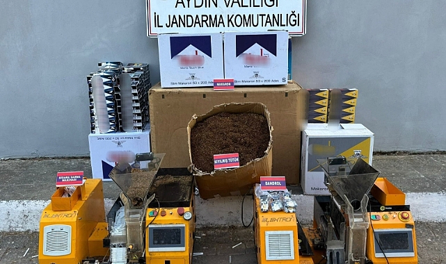 Jandarmadan 1 milyon TL’lik kaçak sigara baskını