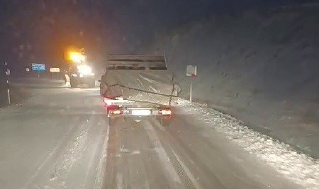 Kar Palandöken geçidini olumsuz etkiledi