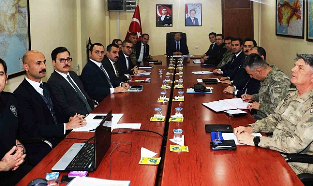 Kars’ta asayiş ve güvenlik masaya yatırıldı