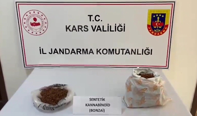 Kars’ta uyuşturucu operasyonu