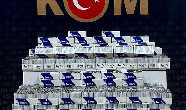 Kars'ta 40 bin makaron ele geçirildi
