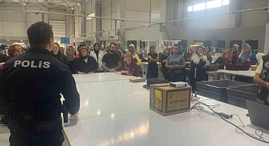 Kaynaşlılı kadınlara KADES bilgilendirmesi