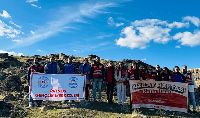 Kızılay Haftası'nda Doğa Yürüyüşü Gerçekleştirdi Türk Kızılay Patnos Şubesi