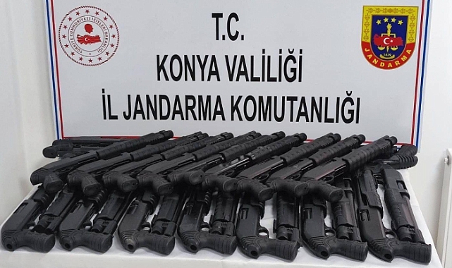 Konya’da kaçak silah operasyonu: 1 tutuklama