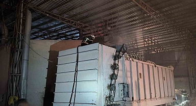 Kumlu’da pamuk fabrikasında yangın