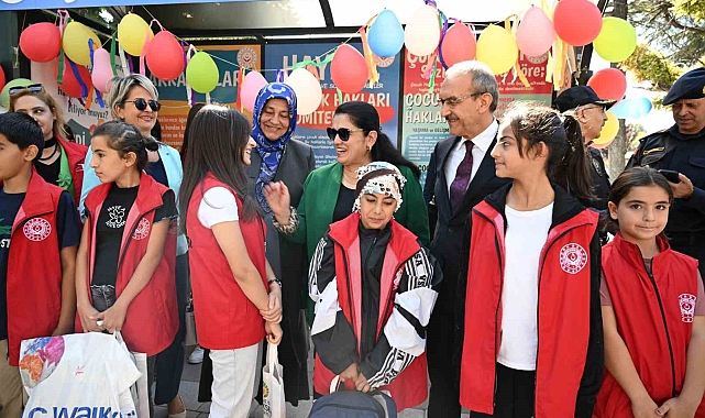 Malatya'da "Çocuk Hakları Durağı" etkinliğiyle farkındalık artırıldı