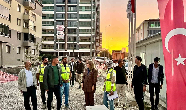 Malatya'nın yeni çarşısında örnek daireler hazırlanıyor