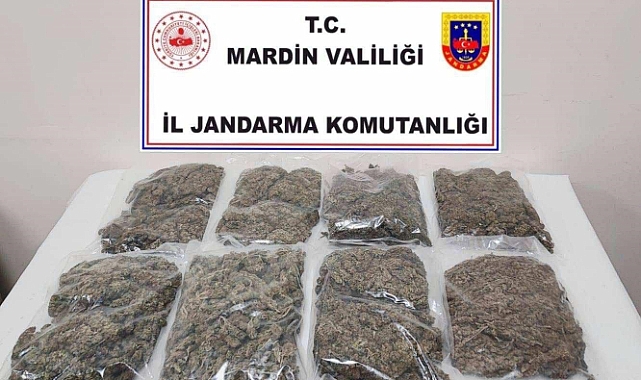 Mardin’de durdurulan araçta uyuşturucu madde ele geçirildi