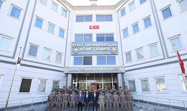 Mardin Valisi Akkoyun, kolluk kuvvetleriyle bir araya geldi