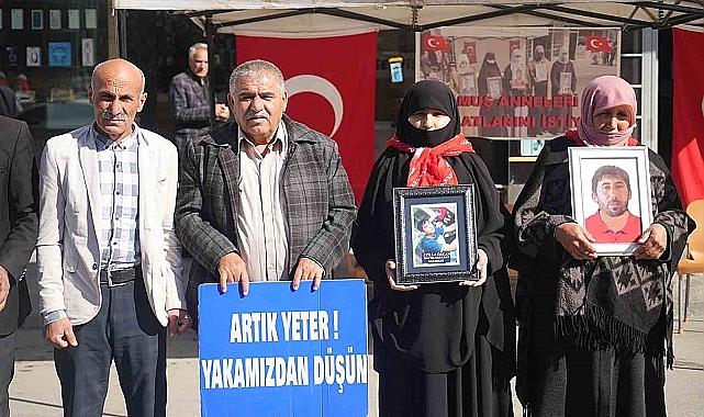 Muş'ta annelerin evlat nöbeti devam ediyor