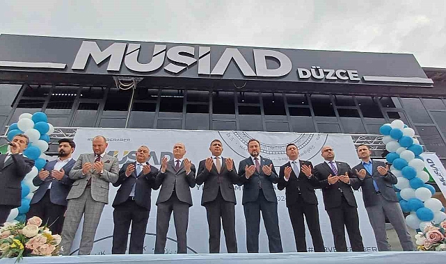 MÜSİAD Düzce Şubesi törenle açıldı