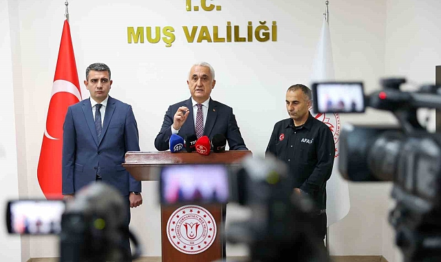 Muş'ta afet risklerinin azaltılması için çalışmalar devam ediyor
