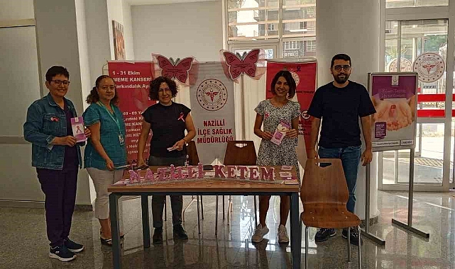 Nazilli Devlet Hastanesi’nde meme kanserine dikkat çekildi