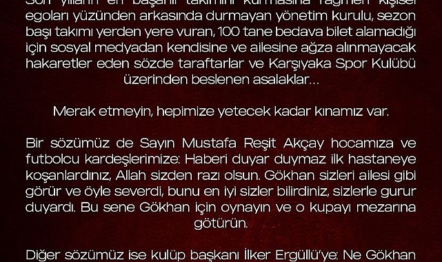 Nazım Torbaoğlu ve Tamer Ustaoğlu’ndan camiaya sert mesaj!