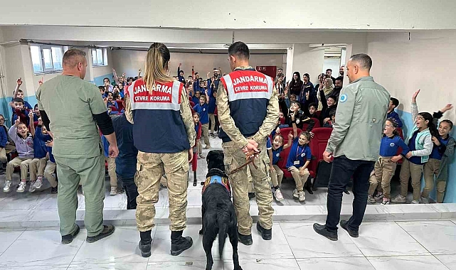 Öğrencilere hayvan sevgisi anlatıldı
