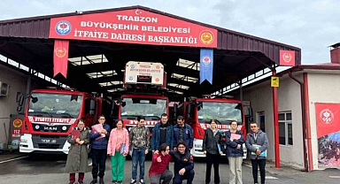 Özel gereksinimli öğrencilere itfaiye eğitimi