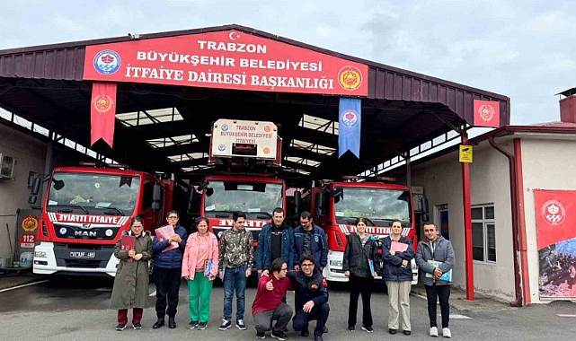 Özel gereksinimli öğrencilere itfaiye eğitimi