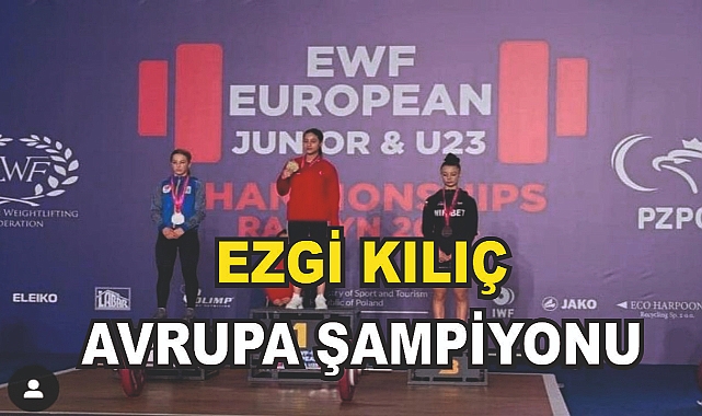 Patnoslu Ezgi Avrupa Şampiyonu