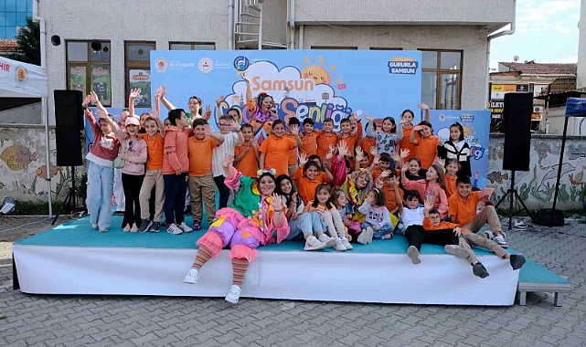 Samsun’da çocuk şenlikleri devam ediyor