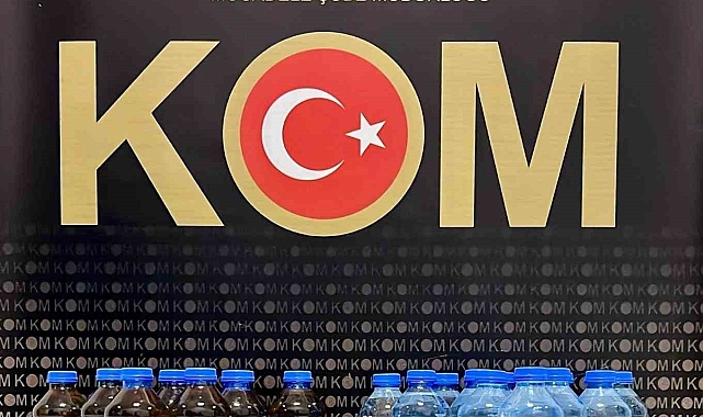Sarıkamış'ta sahte alkol ve makaron ele geçirildi