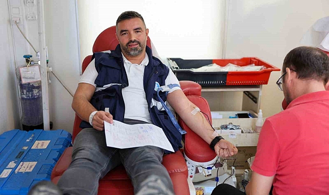 SASKİ çalışanlarından örnek davranış: Kan ve kök hücre bağışı