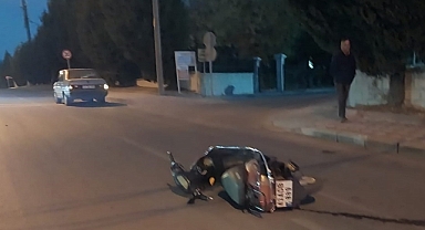 Tavşanlı’da motosiklet ile otomobile çarpıştı: 1 yaralı