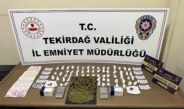 Tekirdağ’da uyuşturucu operasyonu