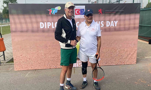 Tenis Federasyonu’nda ’Diplomatik Tenis Günü’ düzenlendi