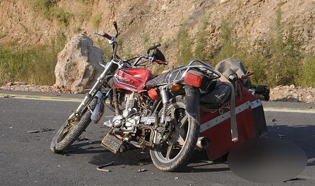 Tırın çarptığı 57 yaşındaki motosiklet sürücüsü yaşamını yitirdi