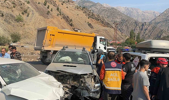 Trafik kazası 7 yaralı