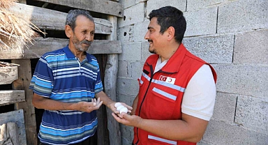 Türk Kızılay’dan depremden etkilenen 2 bin 797 çiftçiye 70,8 milyon destek
