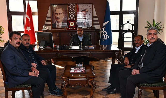 Tutak Belediye Başkanı Sayan'dan Başkan Taşkına Taziye Ziyareti